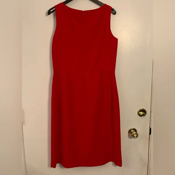 Talbots Cherry Red Dress - Picture 2 of 8